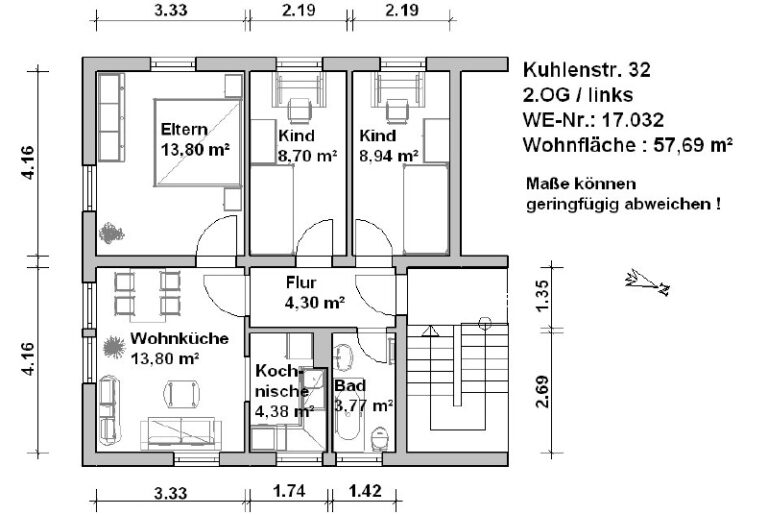 VE 17032  Kuhlenstr32  2OG li